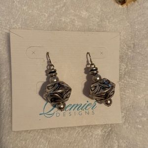 Silver earrings